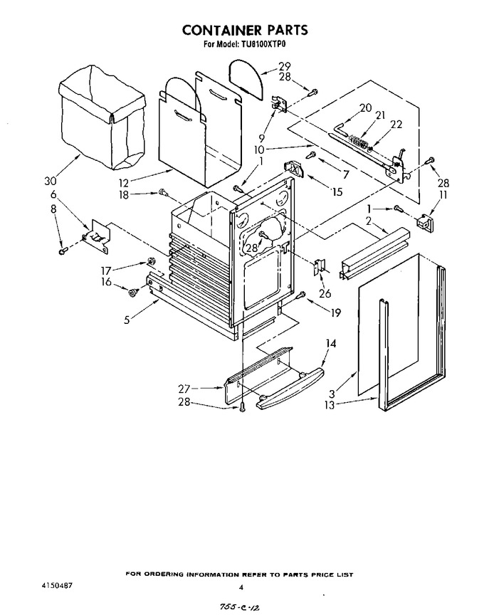 Diagram for TU8100XTP0