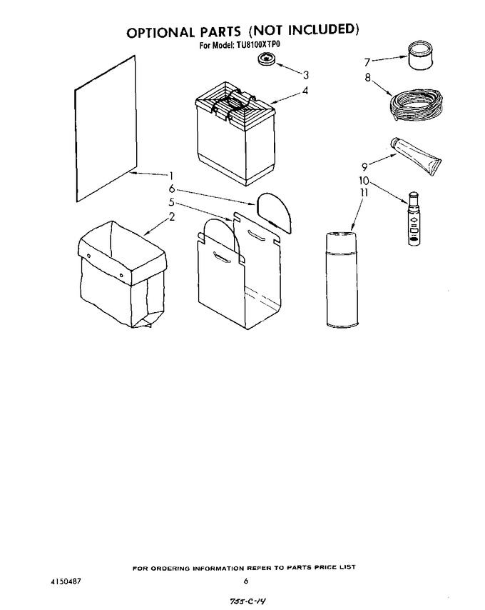 Diagram for TU8100XTP0