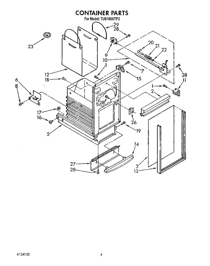 Diagram for TU8100XTP3