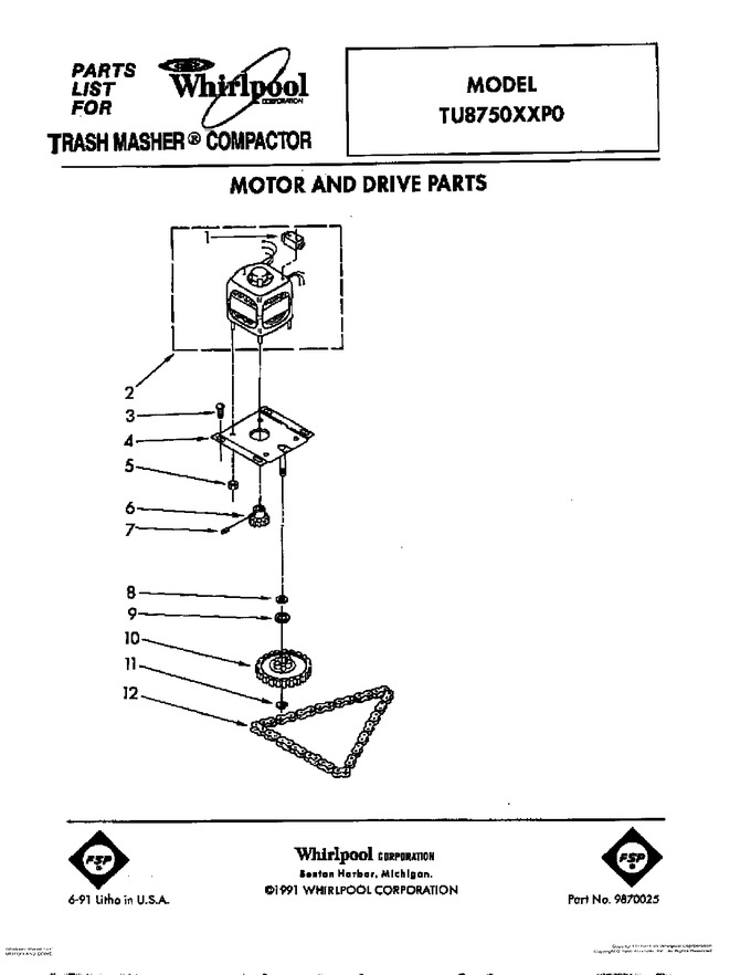 Diagram for TU8750XXP0