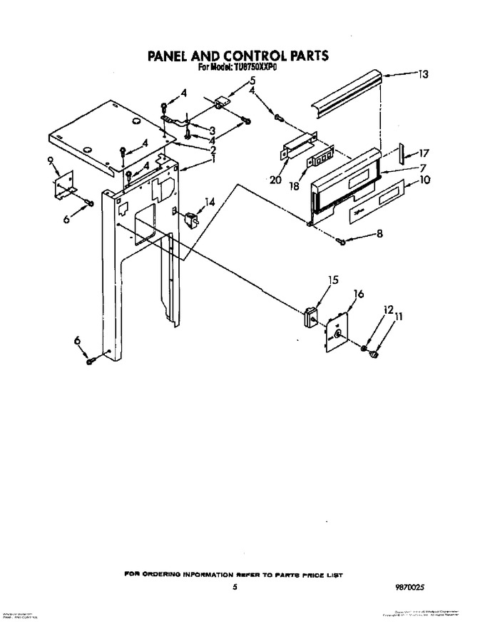 Diagram for TU8750XXP0