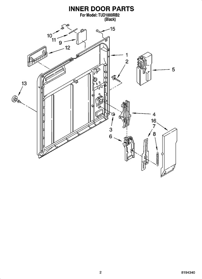 Diagram for TUD1000RB2