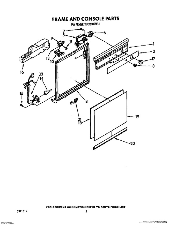 Diagram for TUD2000W1