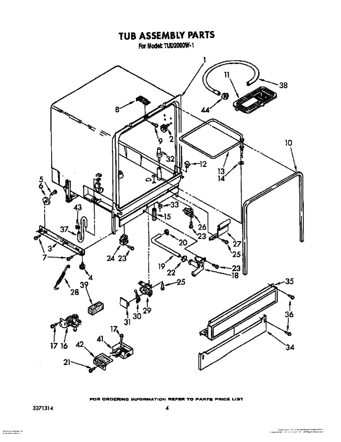 Diagram for TUD2000W1