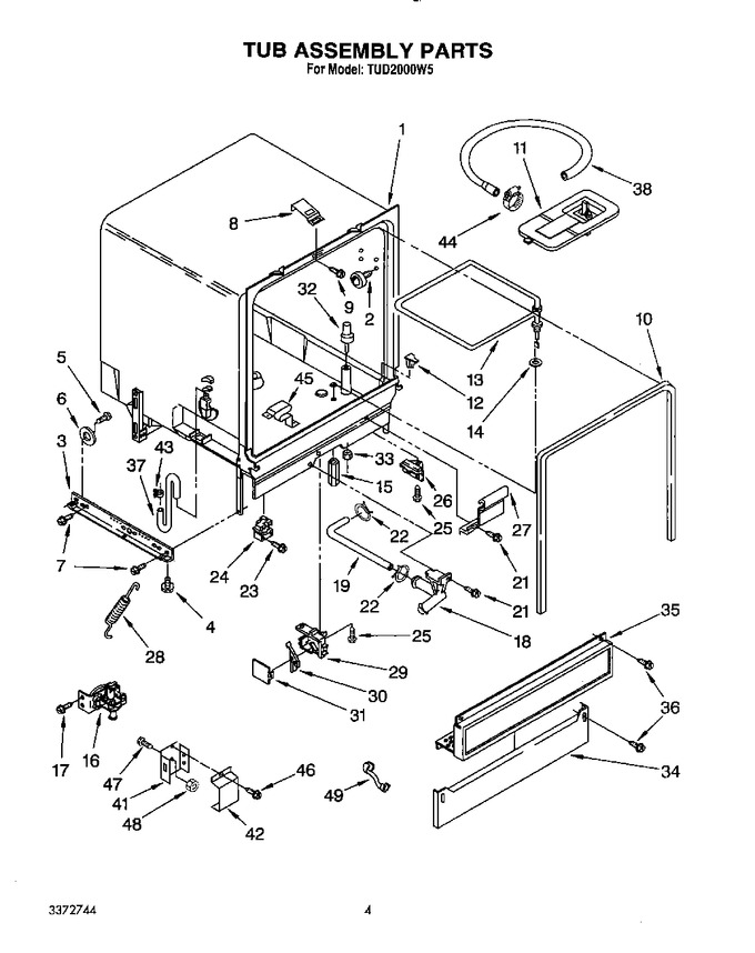 Diagram for TUD2000W5