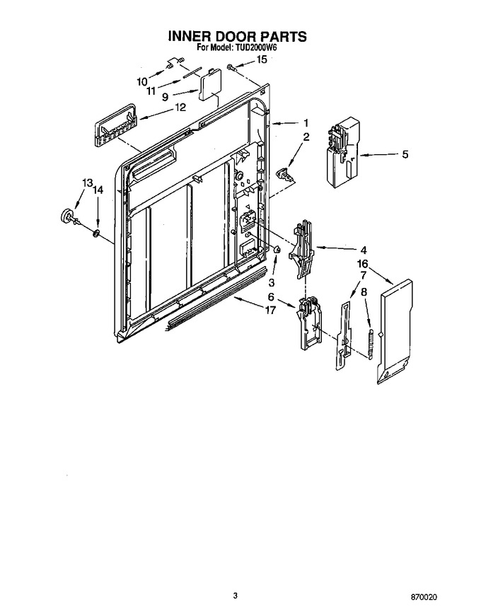 Diagram for TUD2000W6