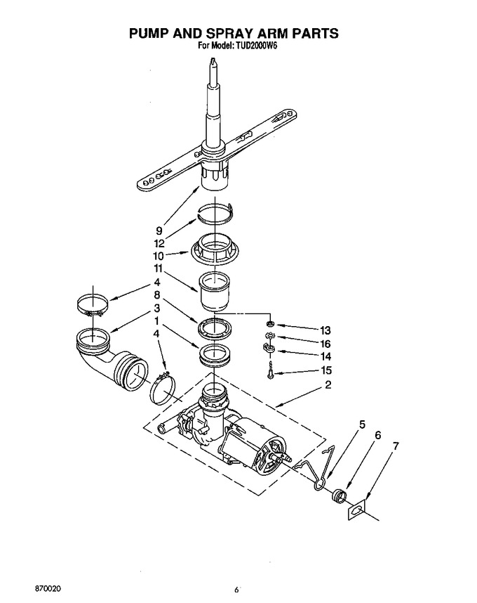 Diagram for TUD2000W6