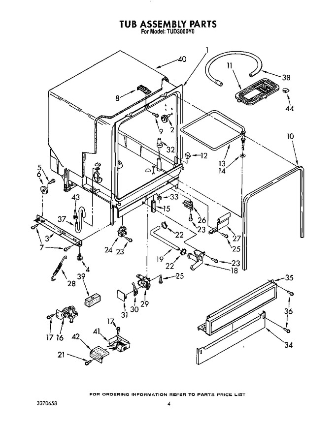 Diagram for TUD3000Y0