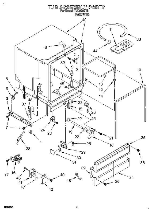 Diagram for TUD3000Y6