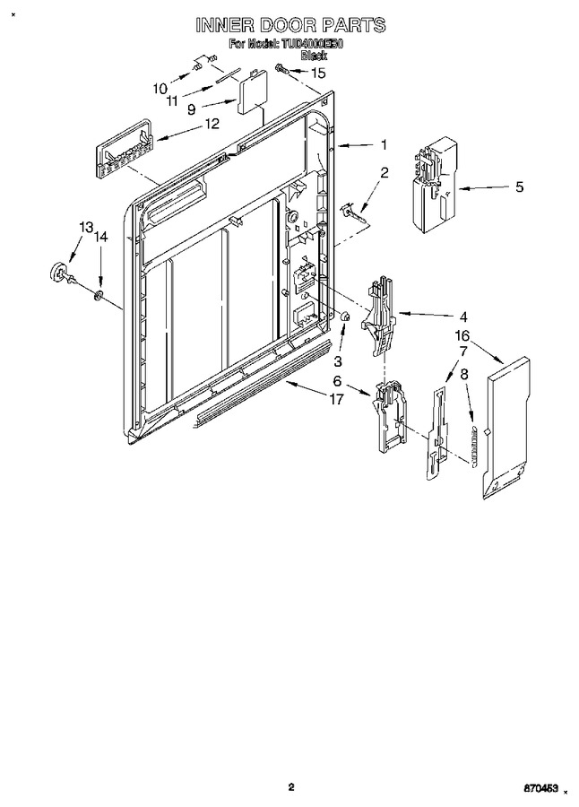Diagram for TUD4000EB0