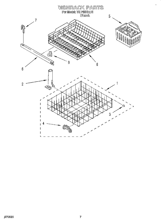 Diagram for TUD4000EB1