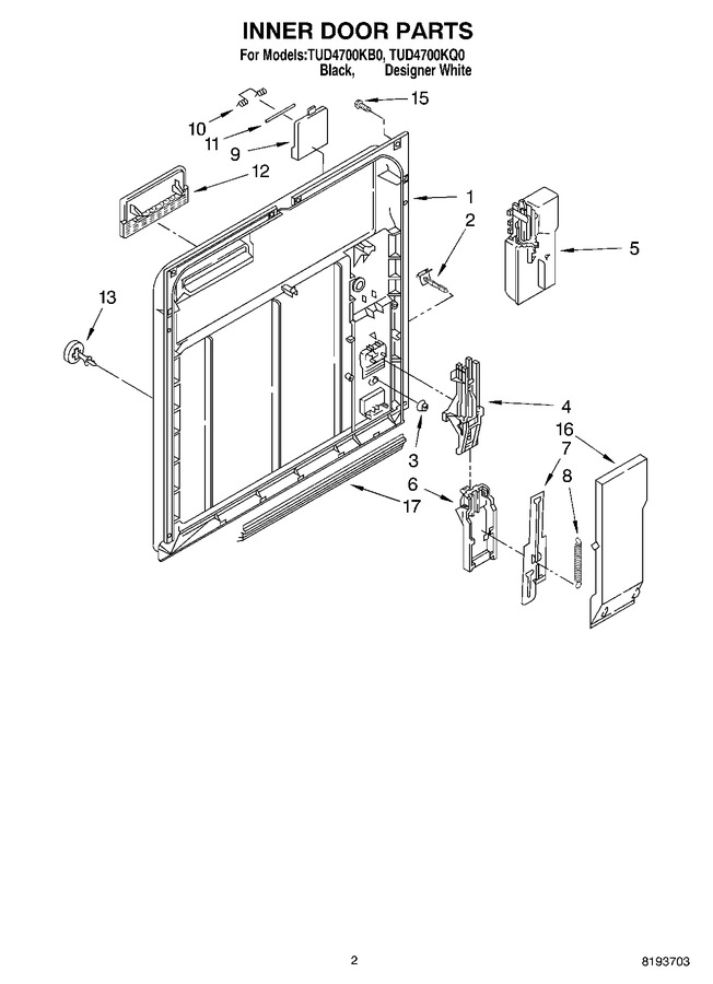 Diagram for TUD4700KB0