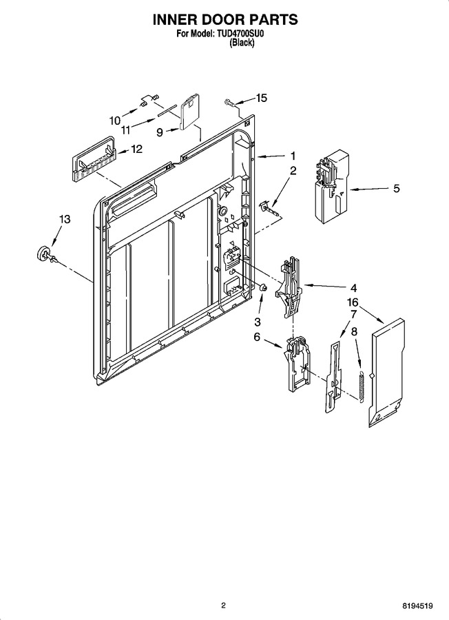 Diagram for TUD4700SU0
