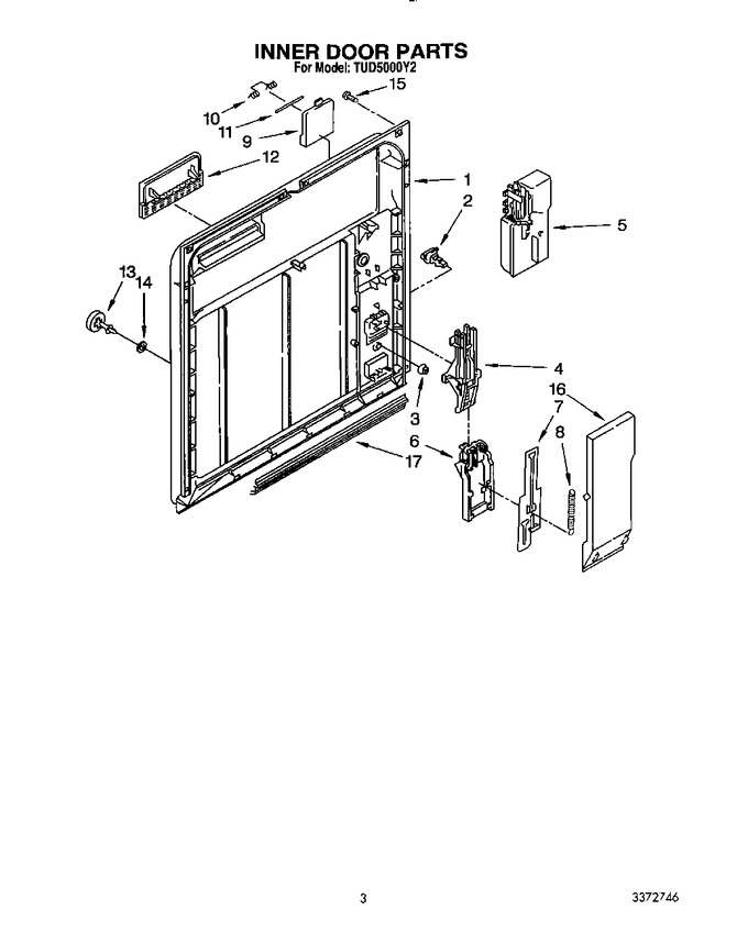 Diagram for TUD5000Y2