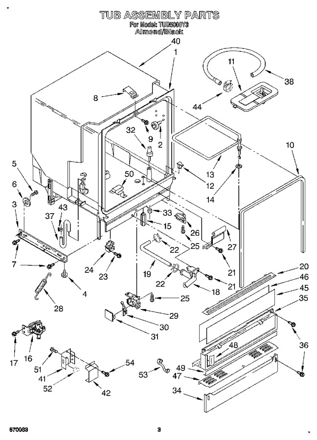 Diagram for TUD5000Y3