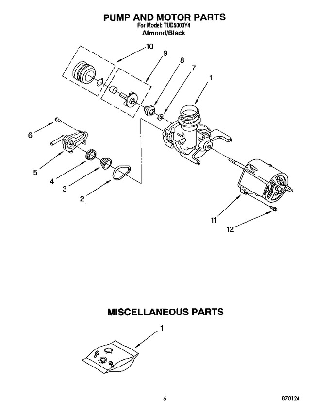 Diagram for TUD5000Y4