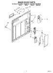 Diagram for 02 - Inner Door Parts