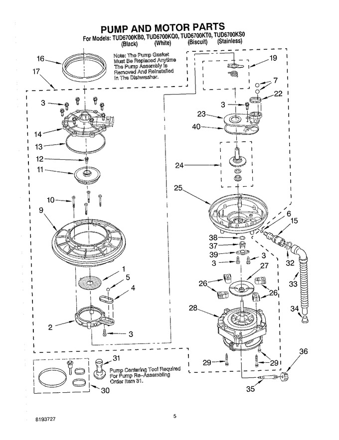 Diagram for TUD6700KB0