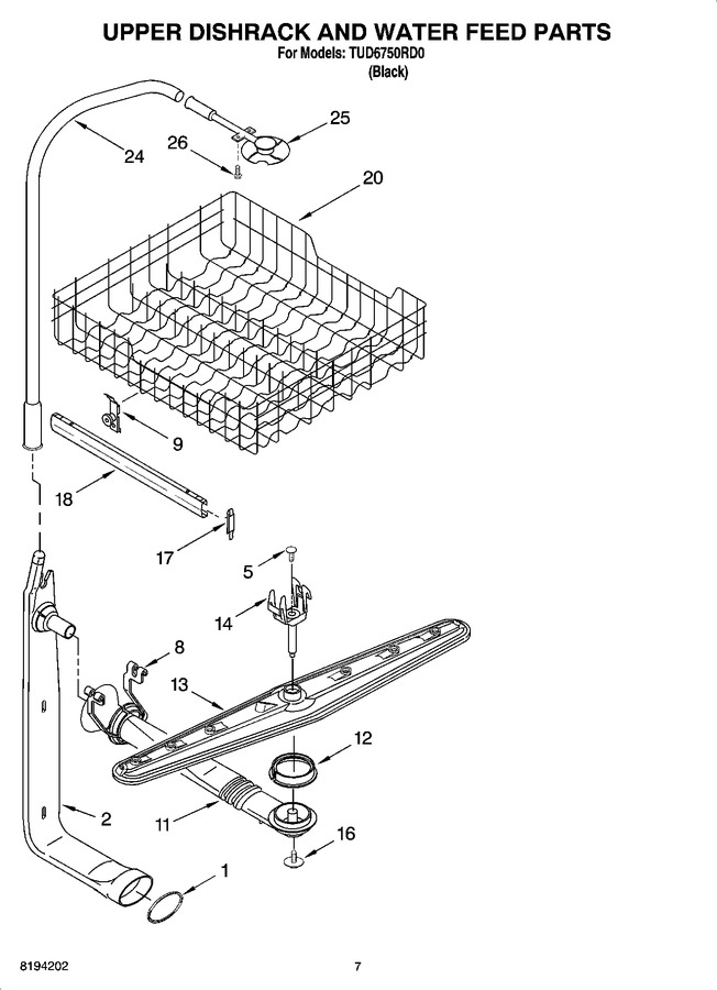 Diagram for TUD6750RD0