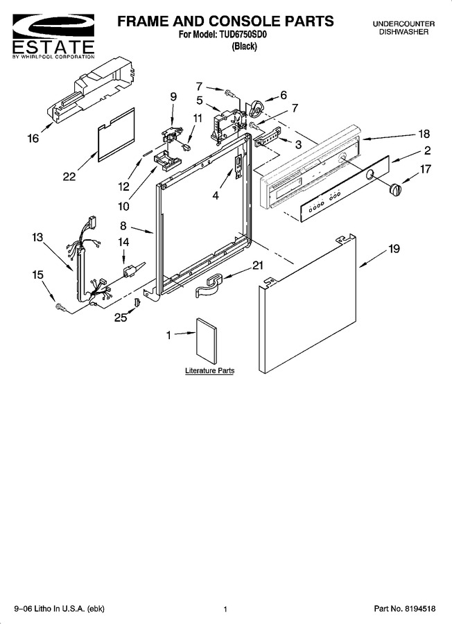 Diagram for TUD6750SD0