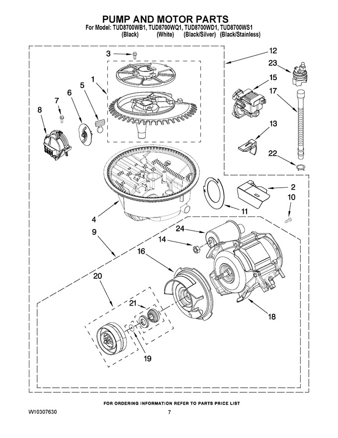 Diagram for TUD8700WS1