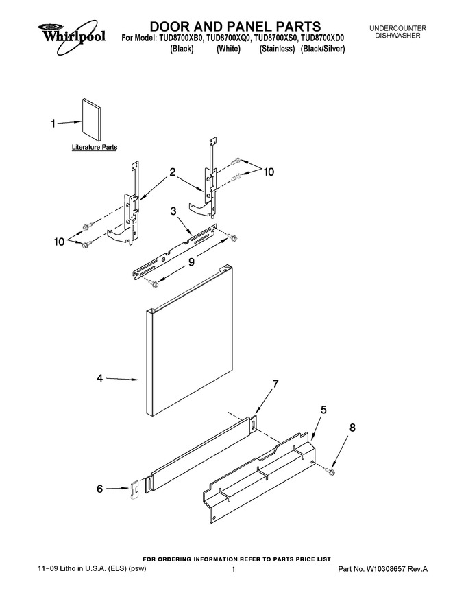 Diagram for TUD8700XB0