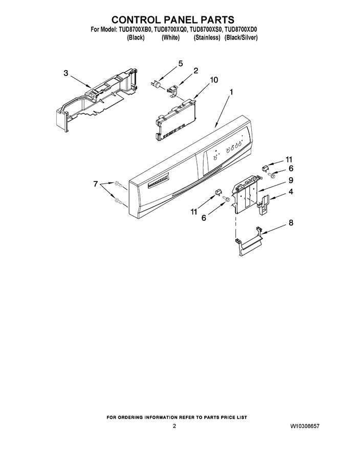 Diagram for TUD8700XB0