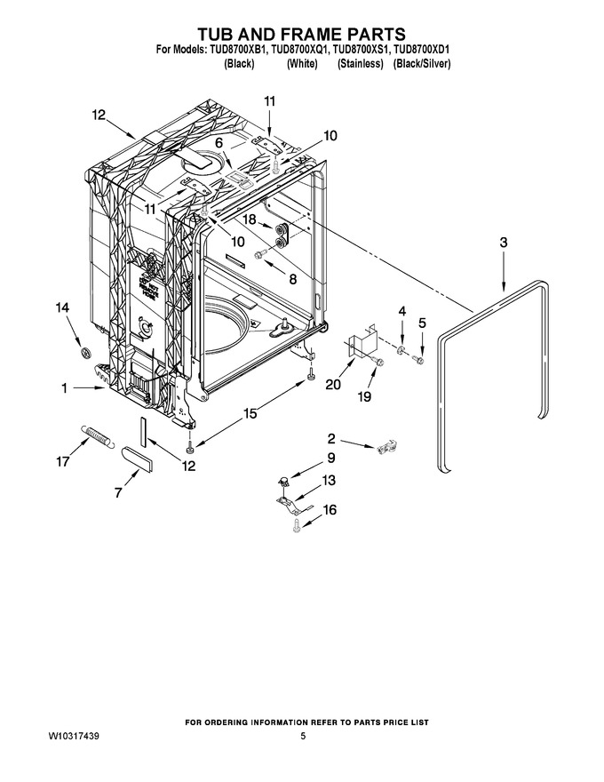 Diagram for TUD8700XB1