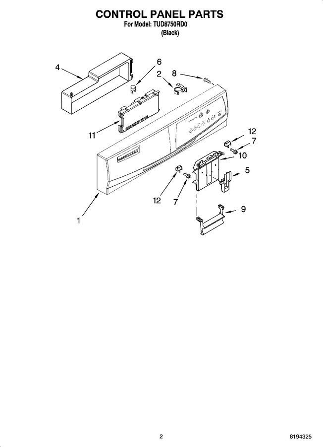 Diagram for TUD8750RD0