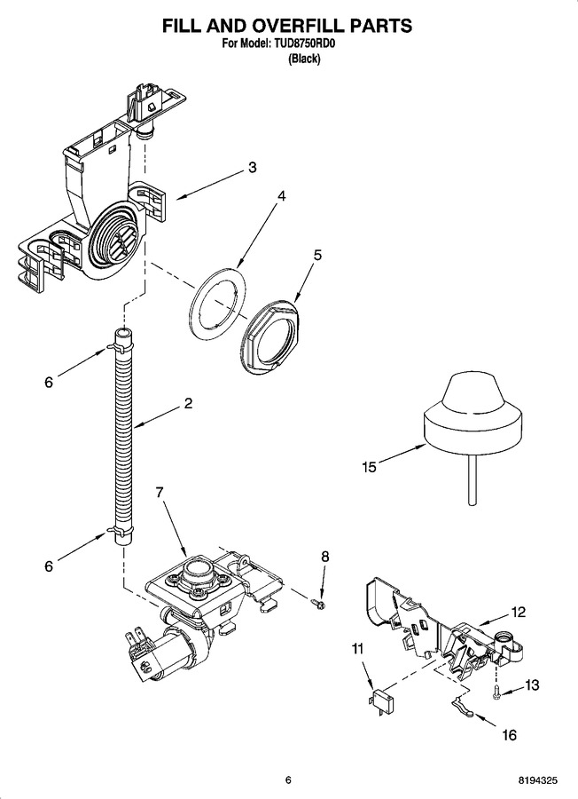Diagram for TUD8750RD0