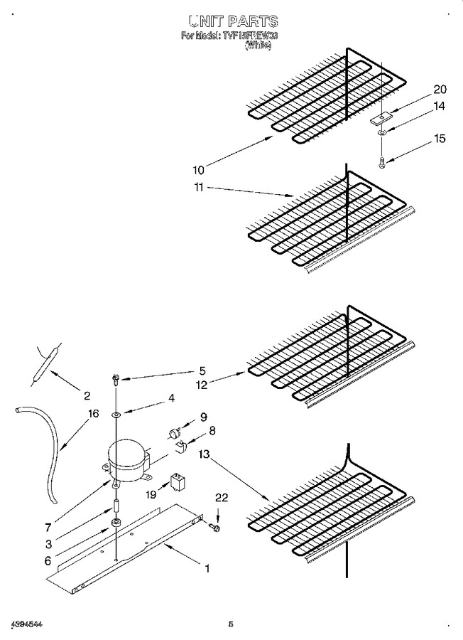 Diagram for TVF15FREW03