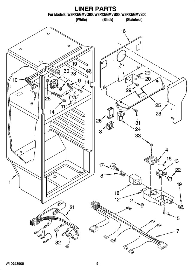 Diagram for W8RXEGMVB00