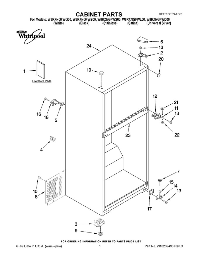 Diagram for W8RXNGFWQ00