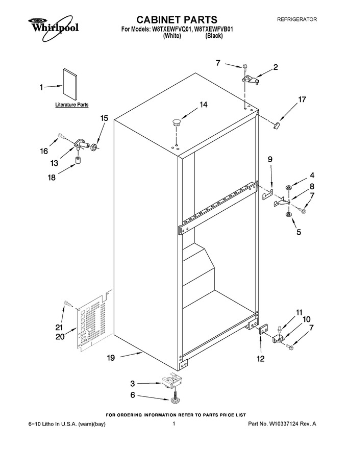Diagram for W8TXEWFVB01