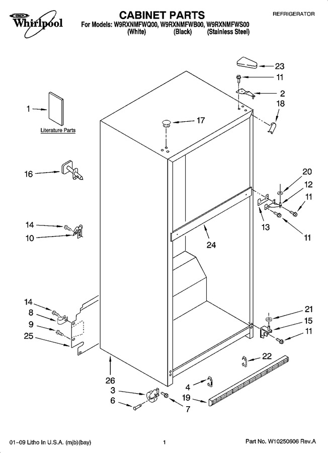 Diagram for W9RXNMFWB00