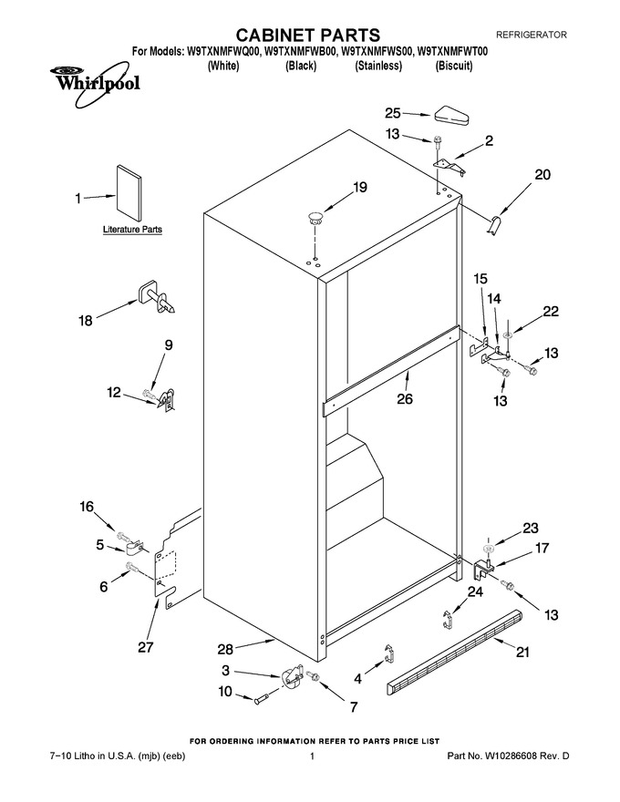 Diagram for W9TXNMFWB00