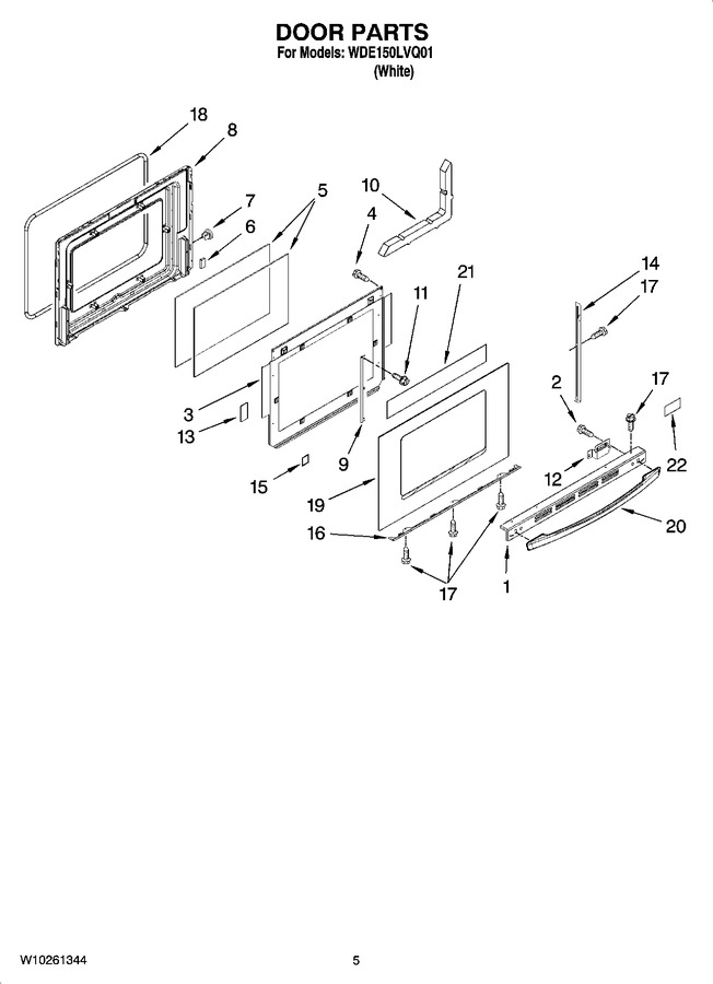 Diagram for WDE150LVQ01