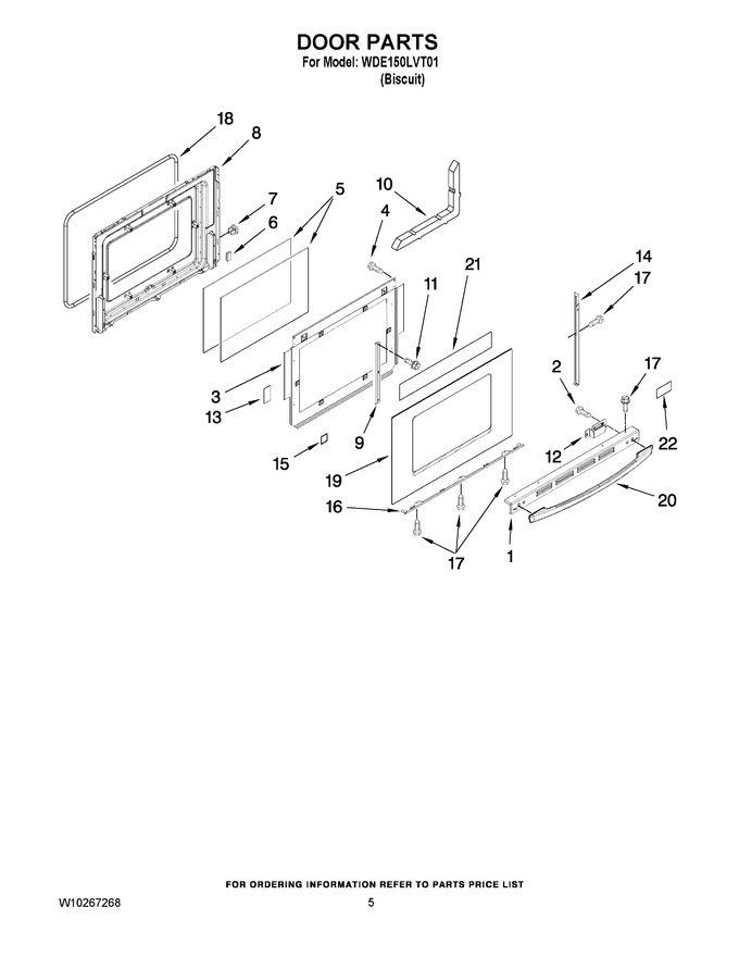 Diagram for WDE150LVT01C
