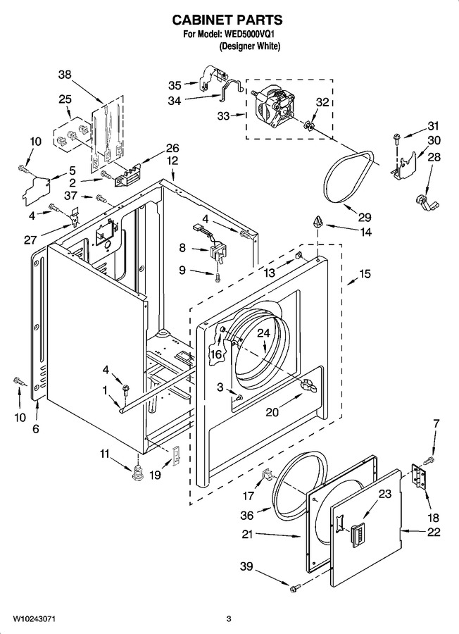 Diagram for WED5000VQ1