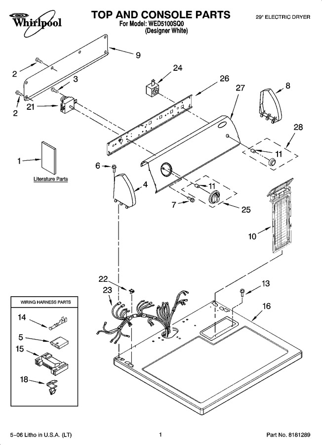 Diagram for WED5100SQ0