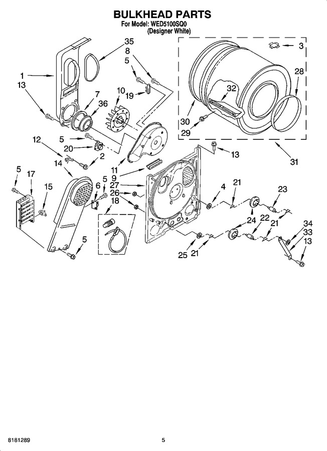 Diagram for WED5100SQ0