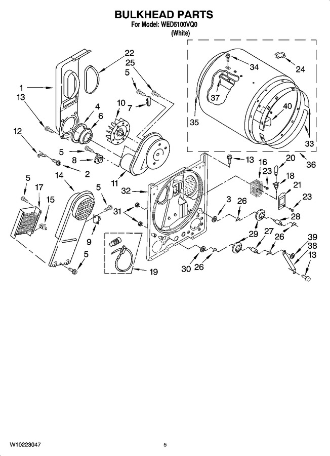 Diagram for WED5100VQ0