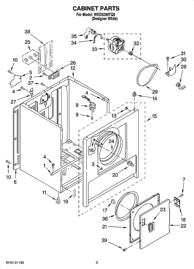 Diagram for WED5200TQ0