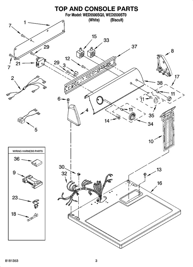 Diagram for WED5500SQ0