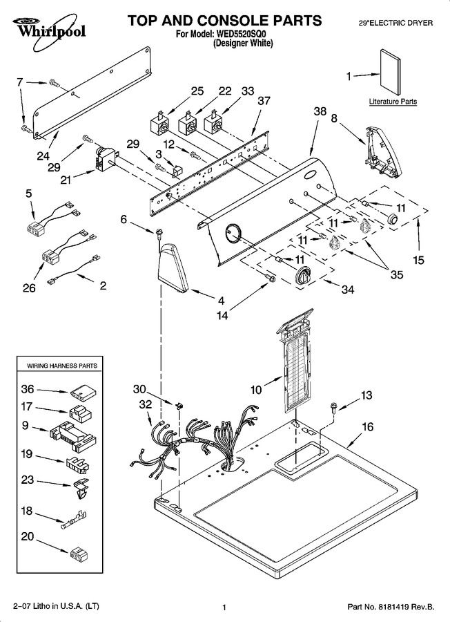 Diagram for WED5520SQ0