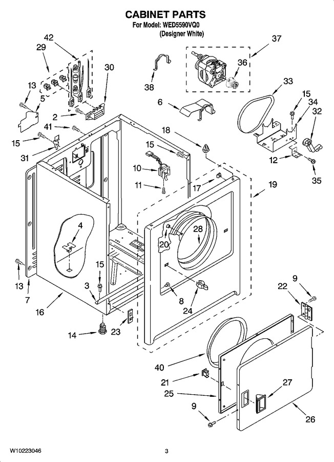 Diagram for WED5590VQ0