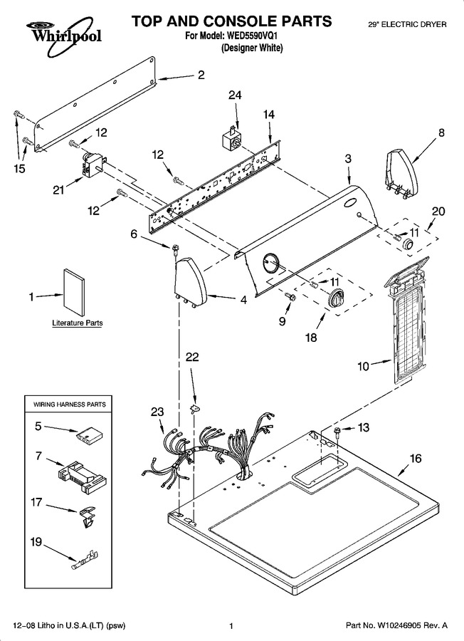 Diagram for WED5590VQ1