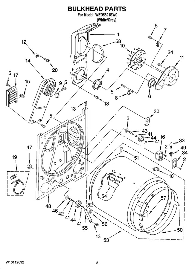 Diagram for WED5821SW0