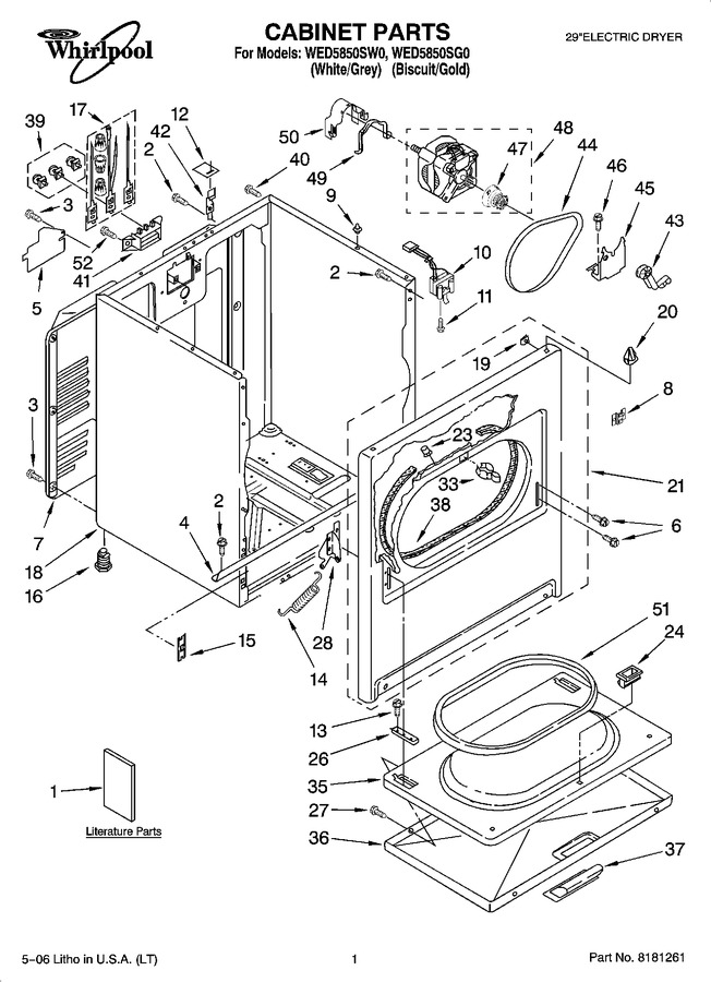 Diagram for WED5850SG0