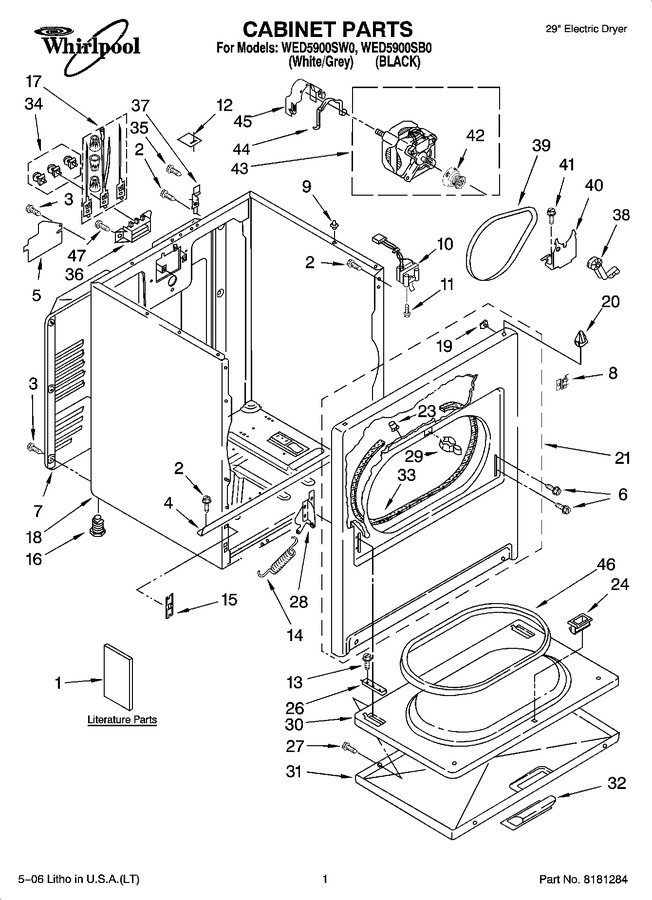 Diagram for WED5900SW0